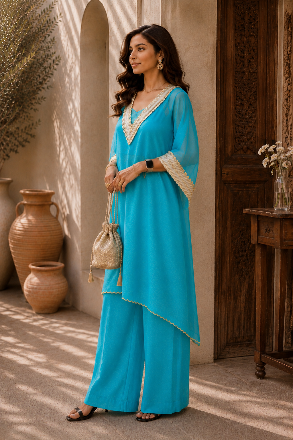 Signature Kaftan Co-Ord Set