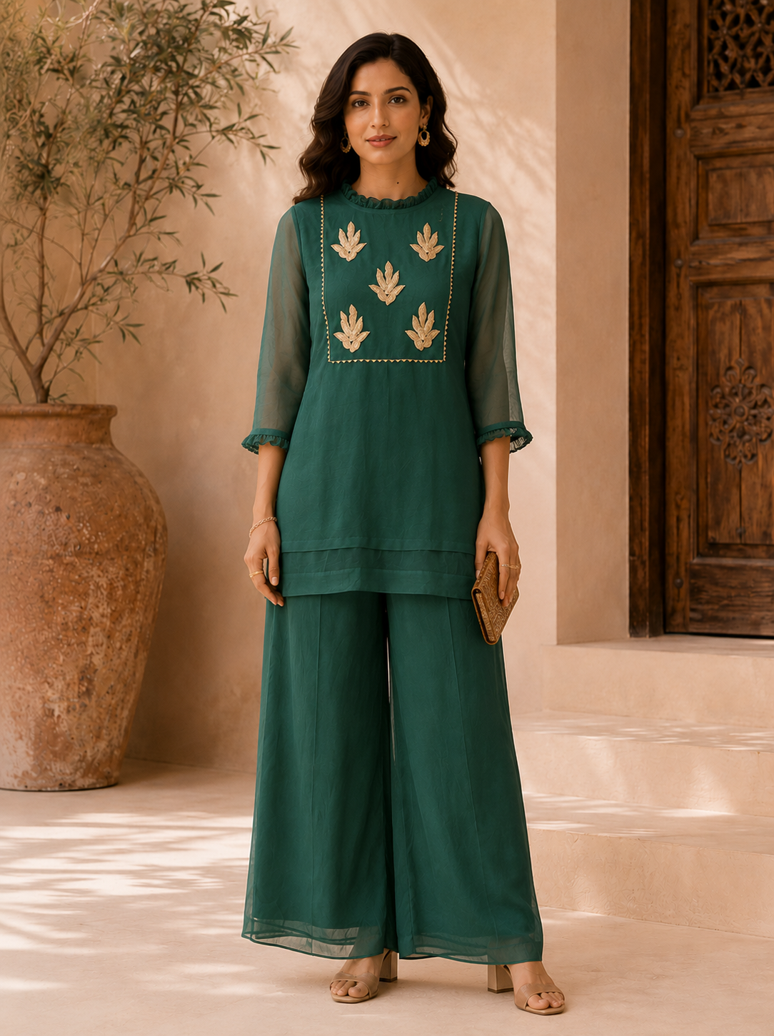 Leaf Pitta Co-Ord Set