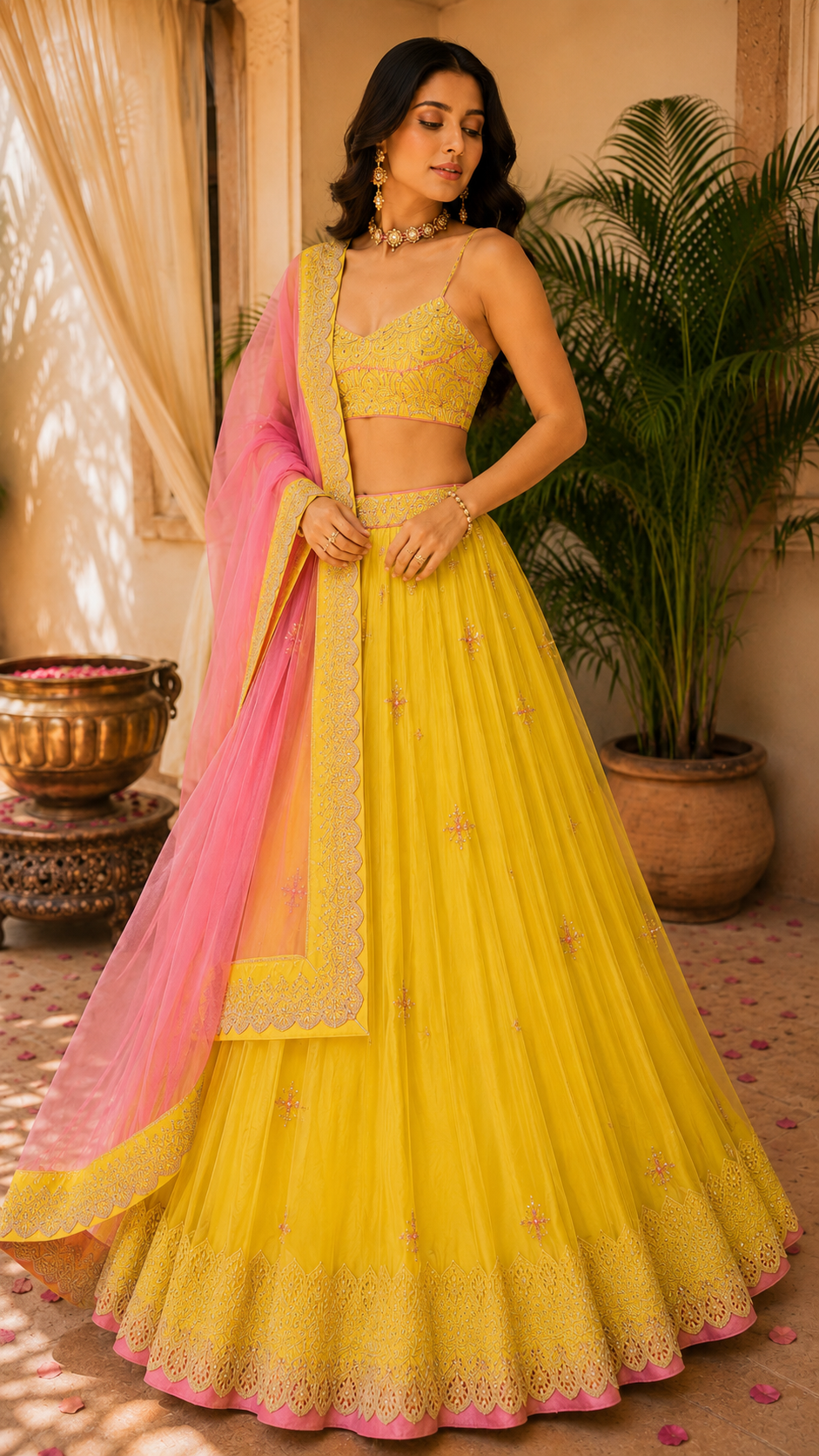 Embroidered Lehenga Set