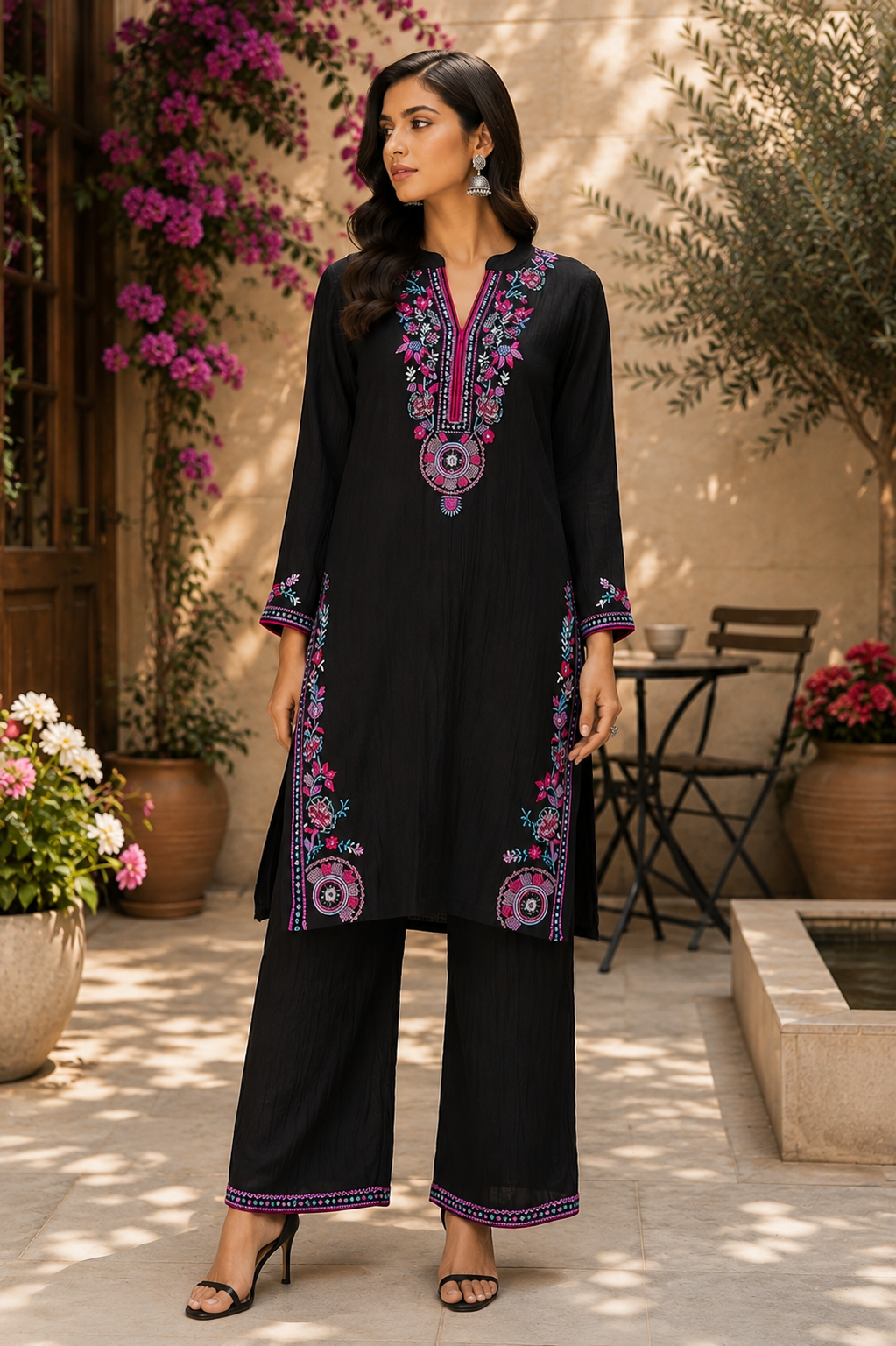 Heritage Embroidered Co-Ord Set