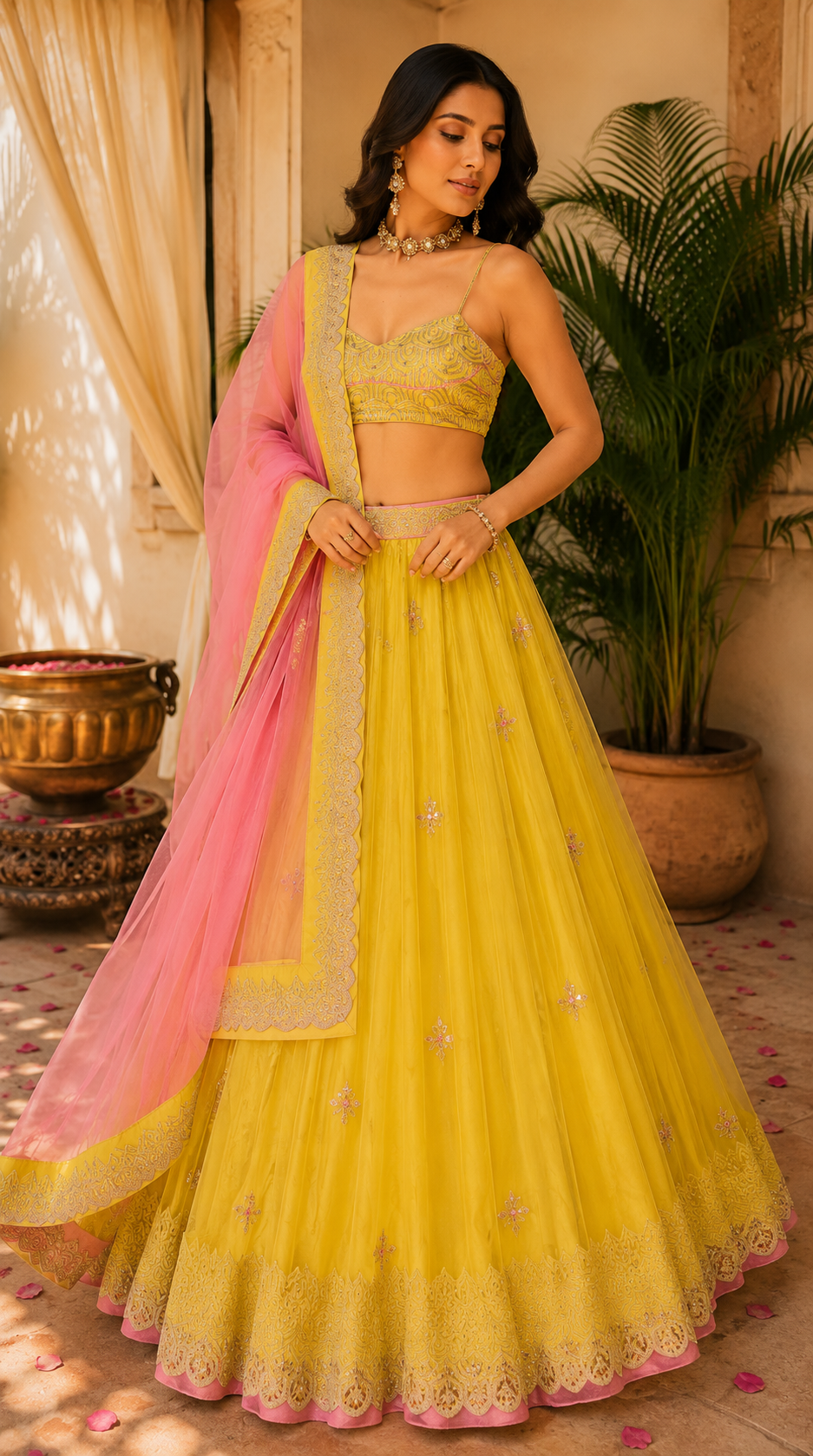 Embroidered Lehenga Set
