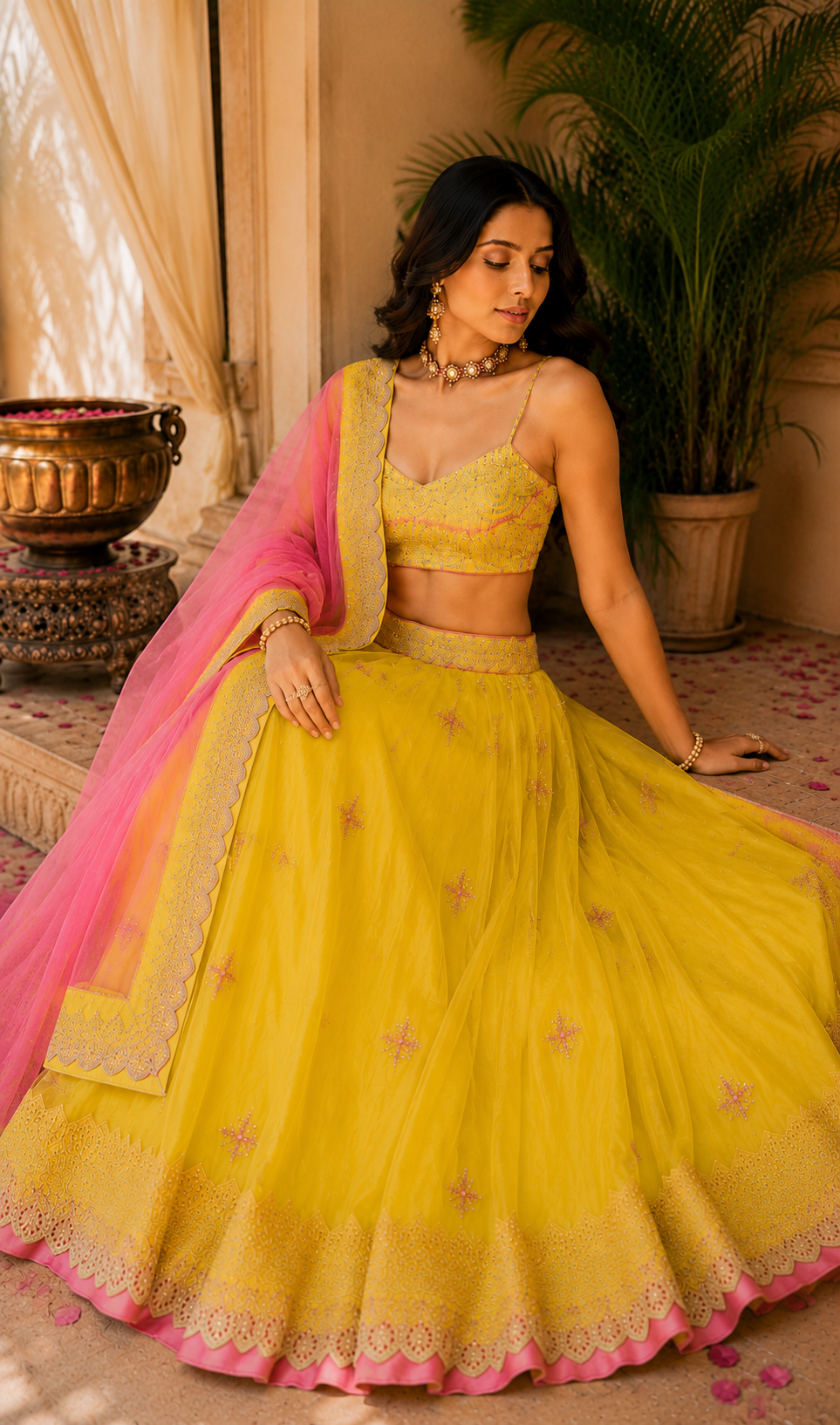 Embroidered Lehenga Set