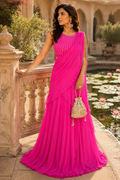 Pearl Embellished Drape Saree