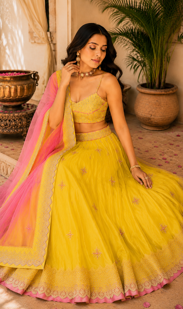 Embroidered Lehenga Set