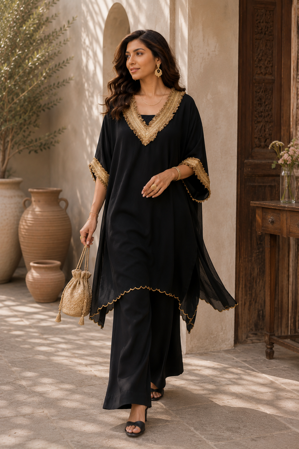 Signature Kaftan Co-Ord Set