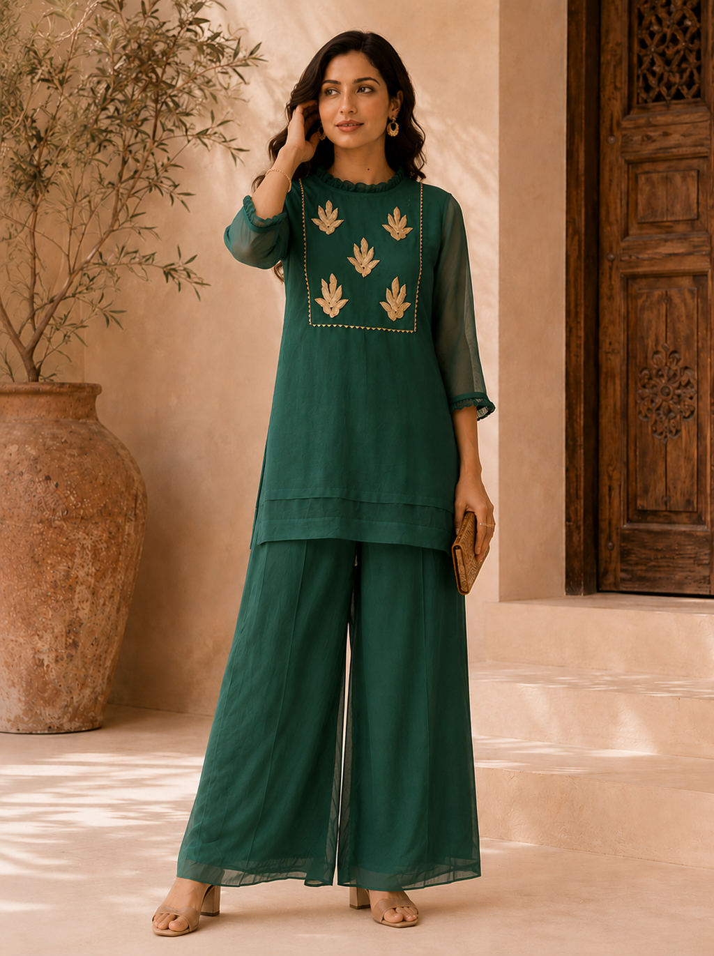 Leaf Pitta Co-Ord Set