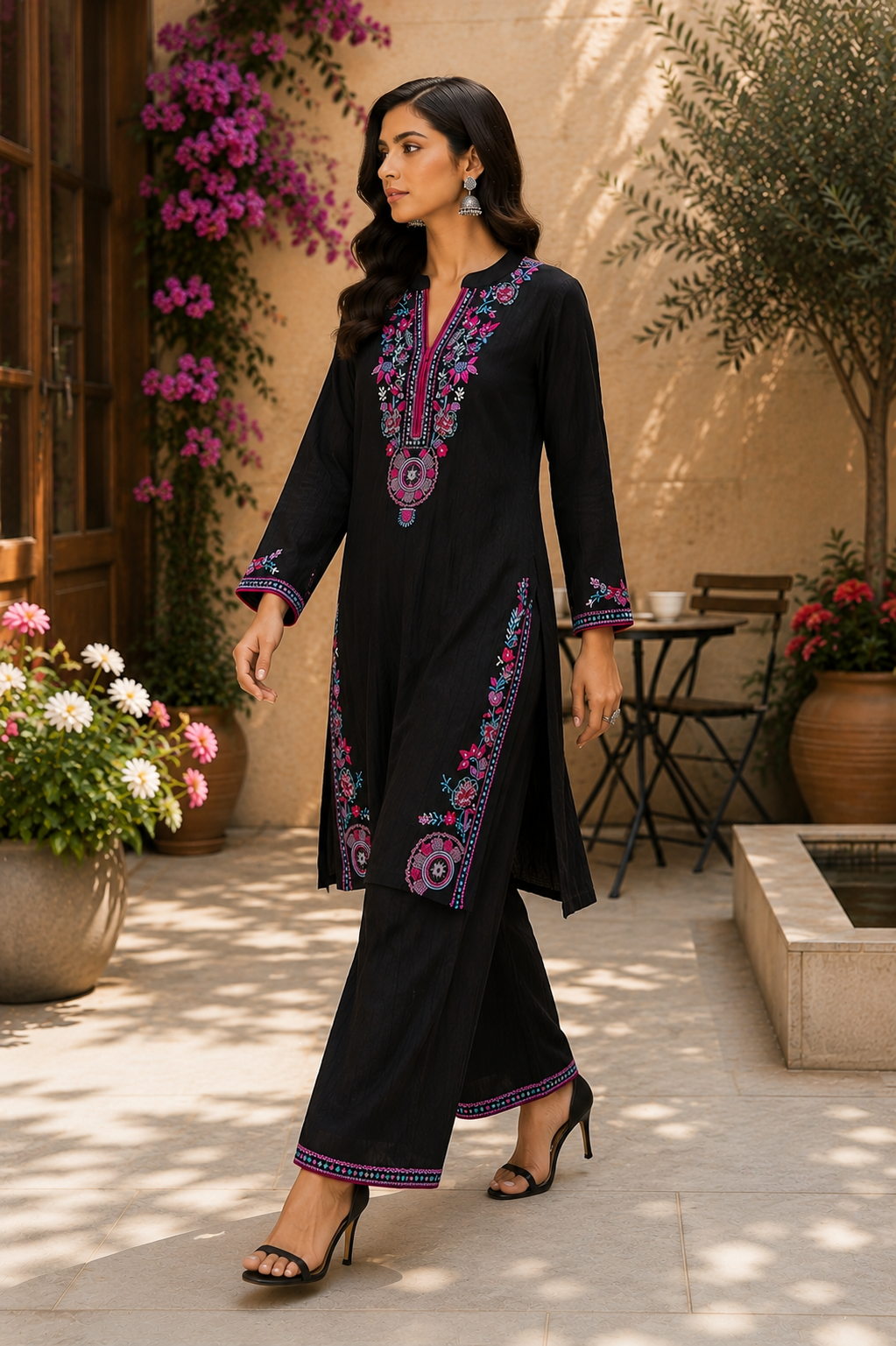 Heritage Embroidered Co-Ord Set