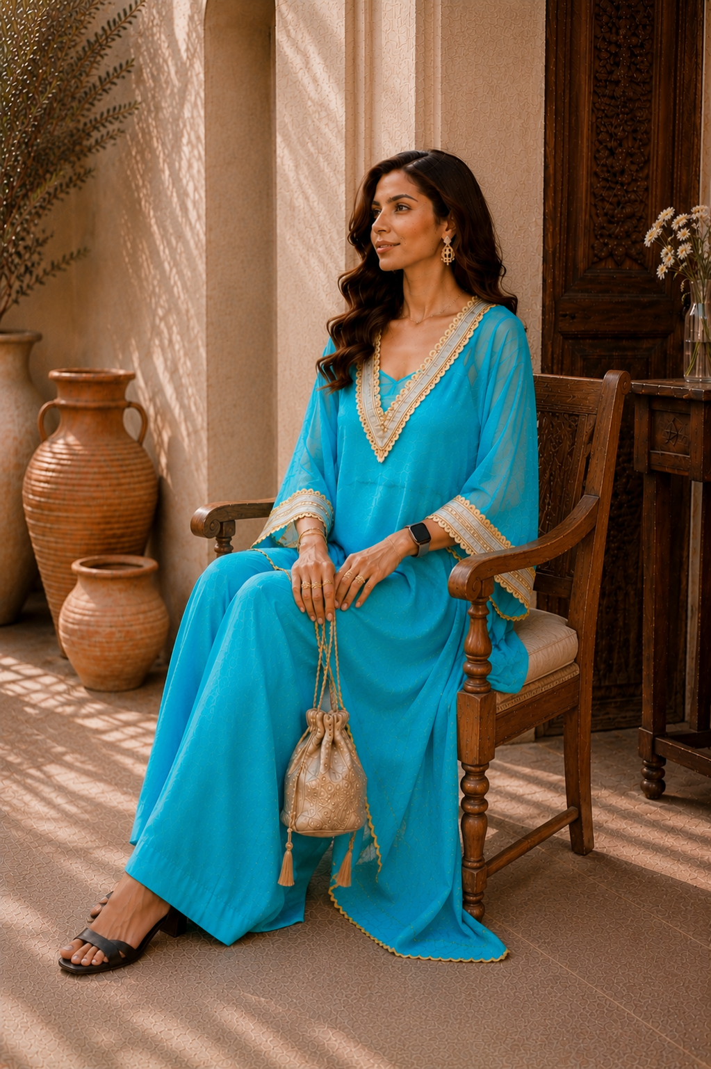 Signature Kaftan Co-Ord Set