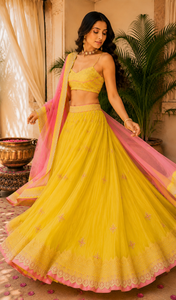 Embroidered Lehenga Set