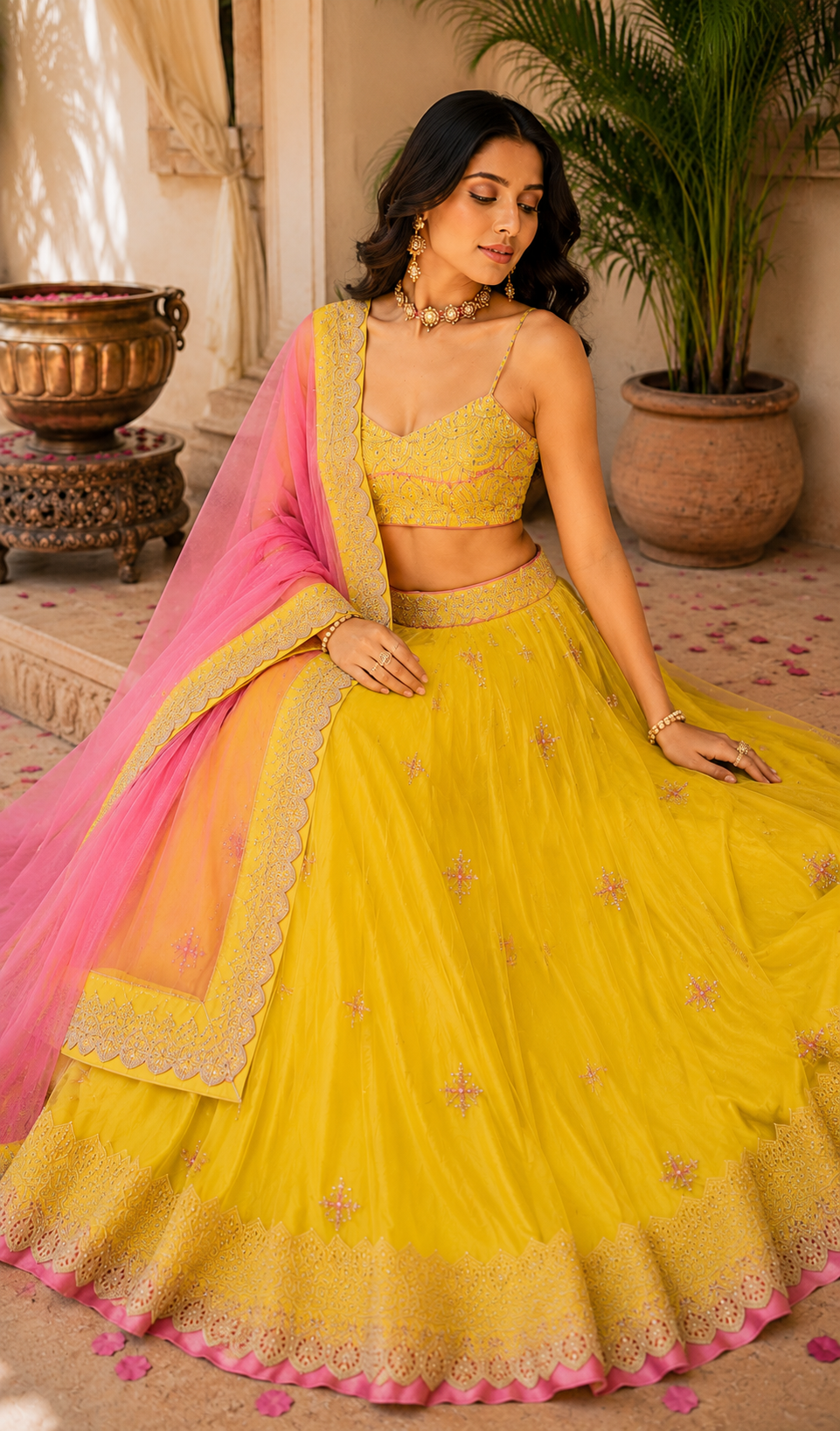 Embroidered Lehenga Set