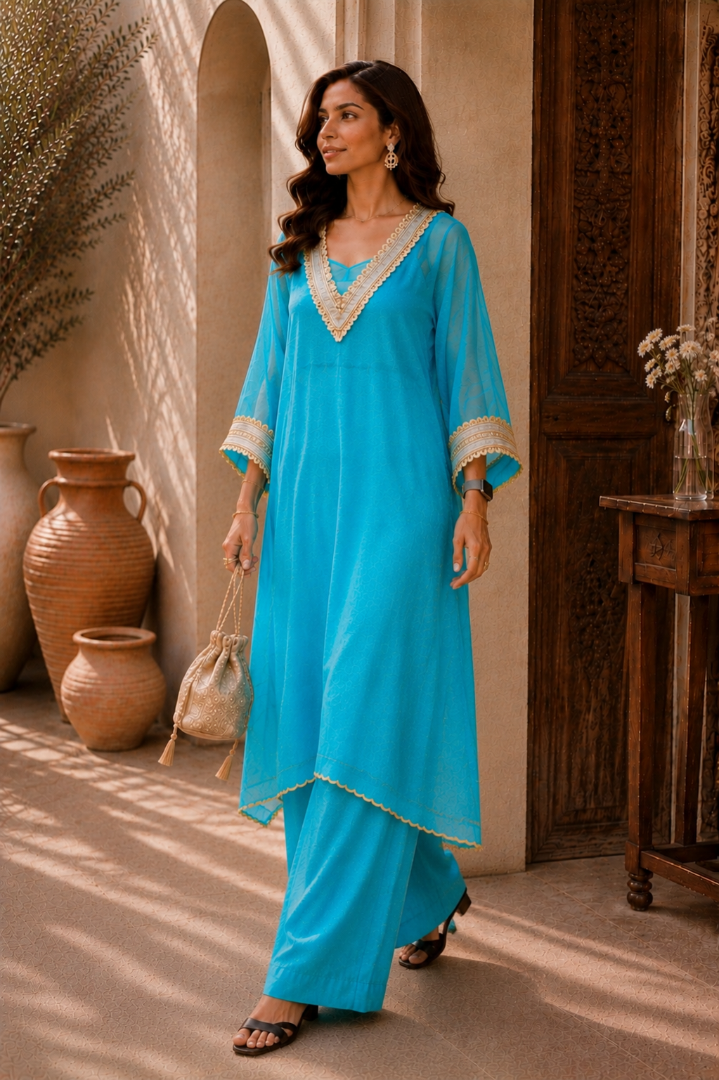 Signature Kaftan Co-Ord Set