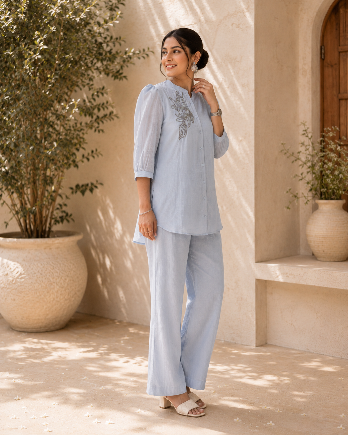 Contemporary Embroidered Co-Ord Set