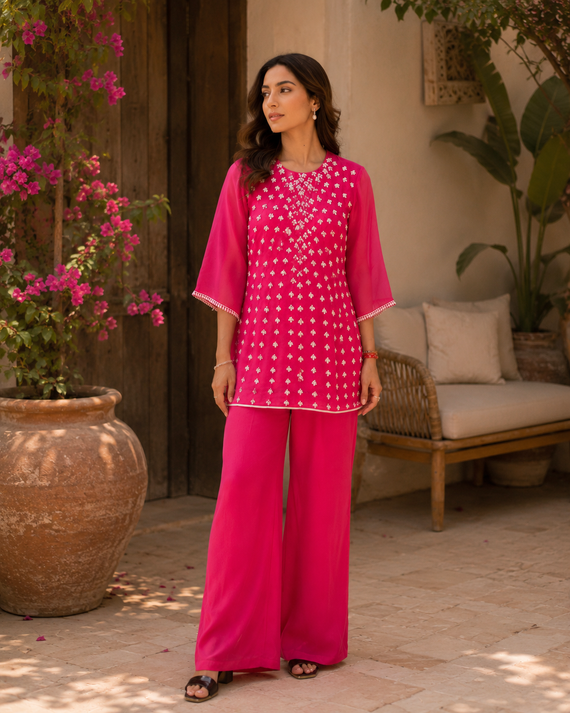 Pearl Embellished Co-Ord Set
