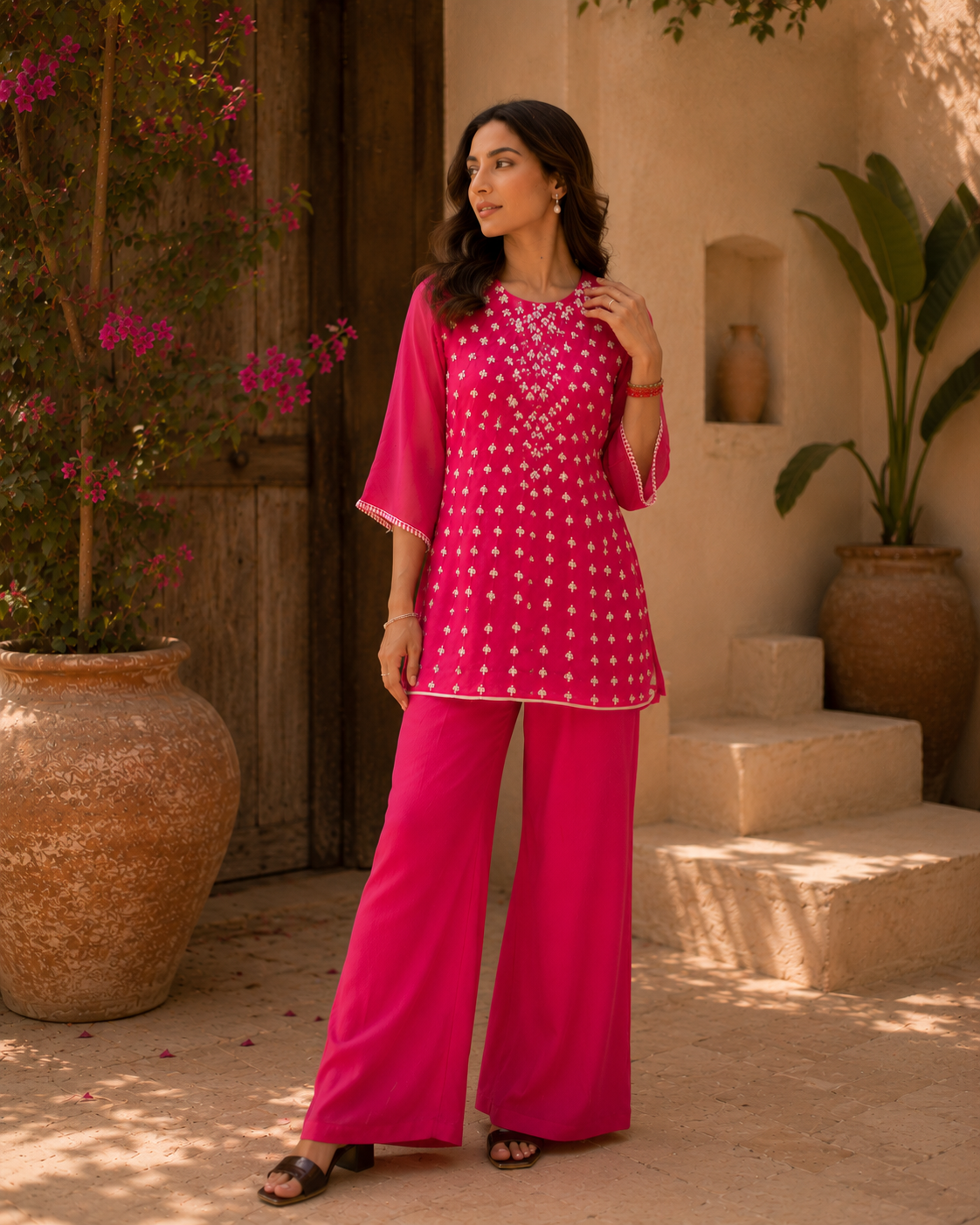 Pearl Embellished Co-Ord Set