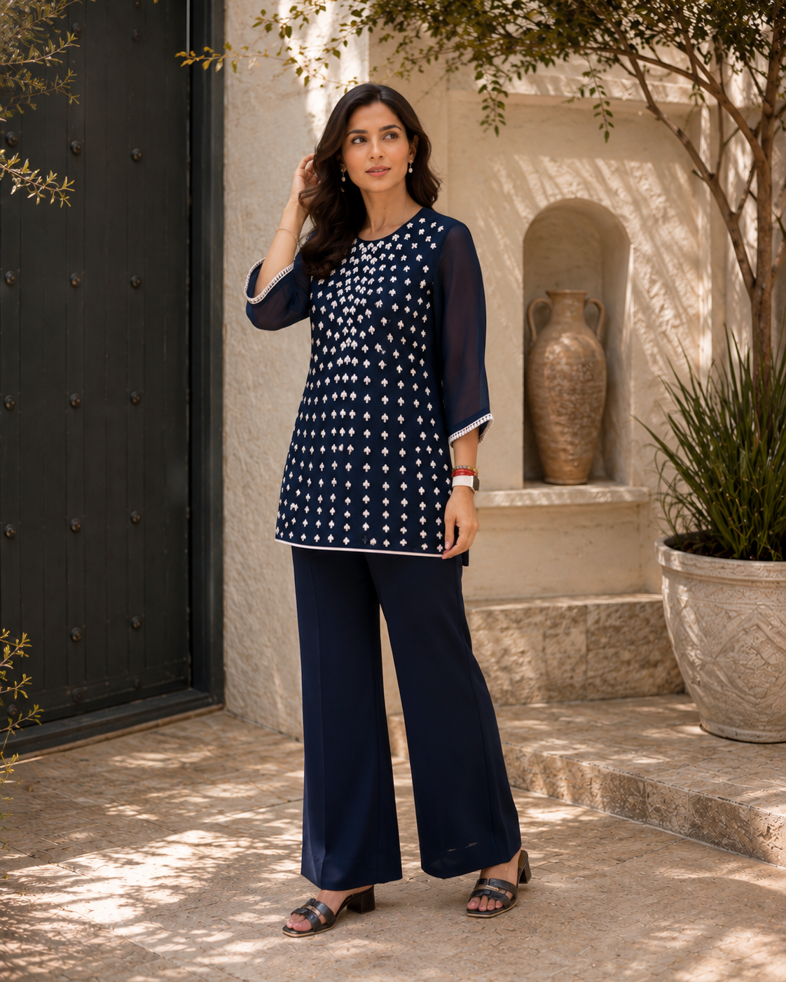 Pearl Embellished Co-Ord Set