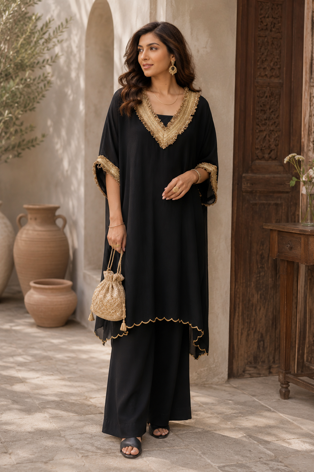Signature Kaftan Co-Ord Set