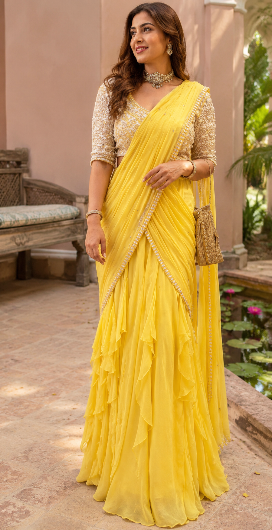 Couture Drape Saree