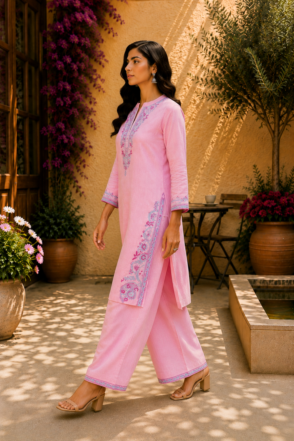 Heritage Embroidered Co-Ord Set