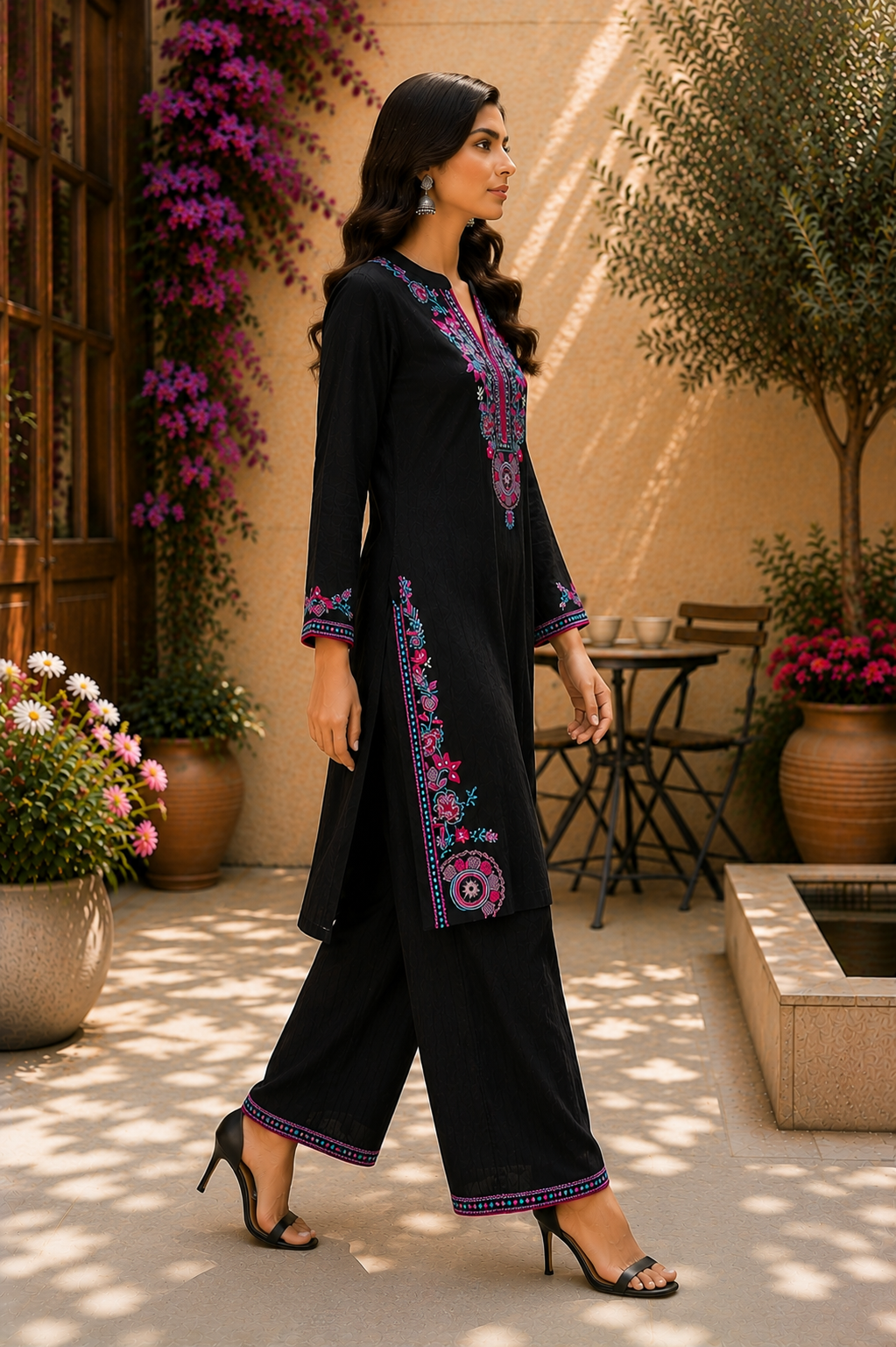 Heritage Embroidered Co-Ord Set