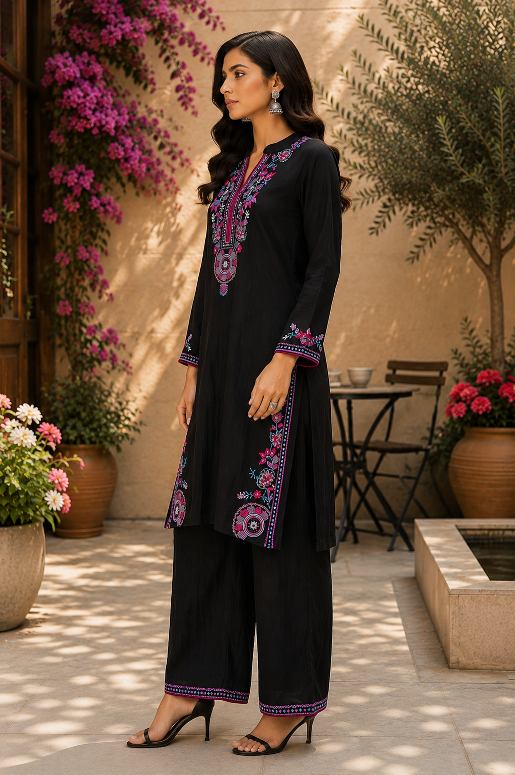 Heritage Embroidered Co-Ord Set