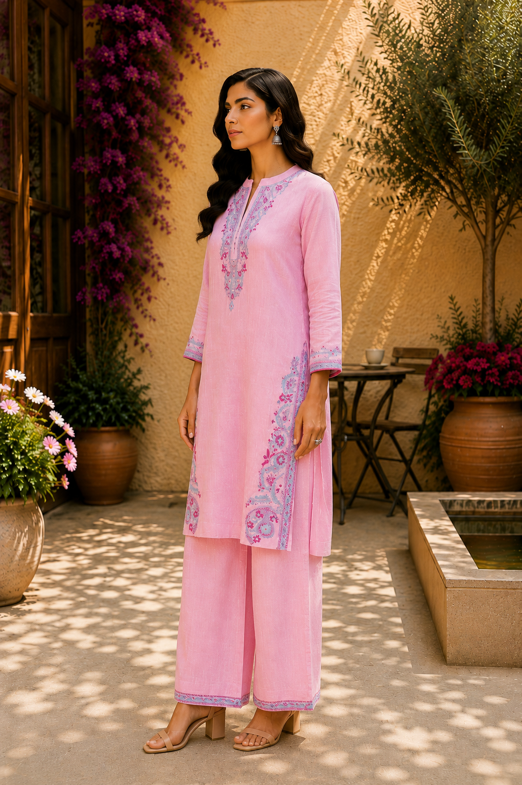 Heritage Embroidered Co-Ord Set